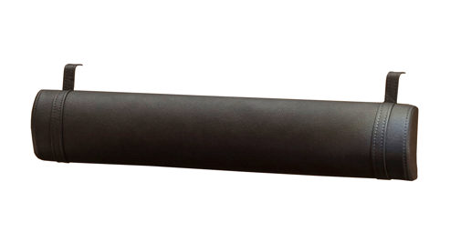 Kopfstütze PARTNERRING COLLECTION aus Stoff in Dunkelgrau PARTNERRING COLLECTION Schlafzimmerprogramm Pasadena – Polsterrollen-Set graphitfarbenes Kunstleder - zweiteilig