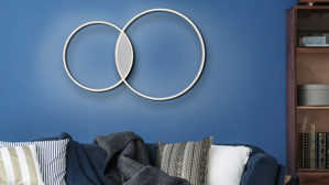 Deckenleuchte Paul neuhaus aus Metall in Metallfarben Paul Neuhaus Deckenlampe Q®-KATE Stahl & weißes Acrylglas – Länge ca. 96 cm