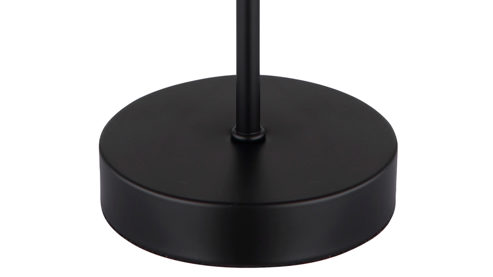 Tischleuchte Globo lighting aus Glas in Schwarz GLOBO Tischleuchte Gorley rauchfarbenes Glas & Metall – Höhe  ca. 38 cm