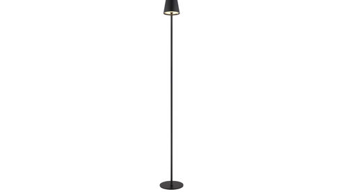 Stehleuchte Globo lighting aus Metall in Schwarz GLOBO LED-Stehleuchte Vannie schwarzes Metall - Höhe ca. 120 cm