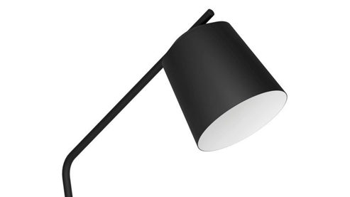 Stehleuchte Roomio® aus Karton / Papier / Pappe in Schwarz Roomio® Stehlampe No. 9810 schwarzes Metall - Höhe ca. 161  cm