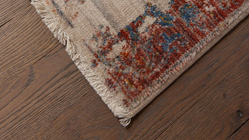 Webteppich Roomio® aus Kunstfaser in Beige Roomio® Teppich No. 8305 sandfarben gemustert - ca. 200 x 285 cm