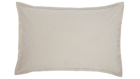 Kissenbezug /-hülle Roomio® aus Stoff in Beige Roomio® Kissenhülle No. 9401 beiger Samt - ca. 40 x 60 cm