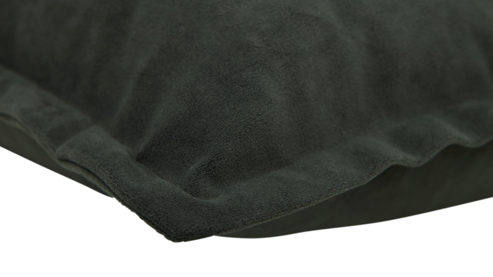 Kissenbezug /-hülle Roomio® aus Stoff in Dunkelgrün Roomio® Kissenhülle No. 9401 khakifarbener Samt - ca. 40 x 60 cm