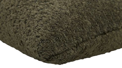 Kissenbezug /-hülle Roomio® aus Stoff in Dunkelgrün Roomio® Kissenhülle No. 9402 khakifarbener Bouclé - ca. 40 x 60 cm