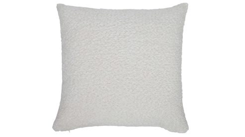 Kissenbezug /-hülle Roomio® aus Stoff in Weiß Roomio® Kissenhülle No. 9402 weißer Bouclé - ca. 60 x 60 cm