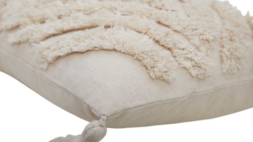 Kissenbezug /-hülle Roomio® aus Stoff in Beige Roomio® Kissenhülle No. 9406 beige Baumwolle - ca. 40 x 60 cm