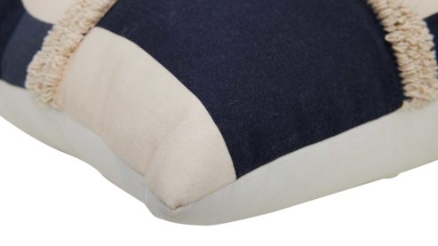 Kissenbezug /-hülle Roomio® aus Stoff in Schwarz Roomio® Kissenhülle No. 9407 Baumwollbezug mit graphischem Muster - ca. 45 x 45 cm