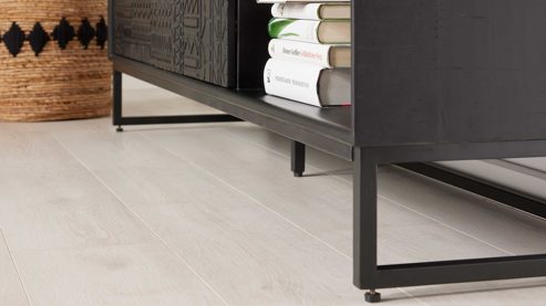 Lowboard Roomio® aus Holz in Schwarz Roomio No. 2001 - Lowboard schwarzes Mangoholz - zwei Türen, Länge ca. 160 cm