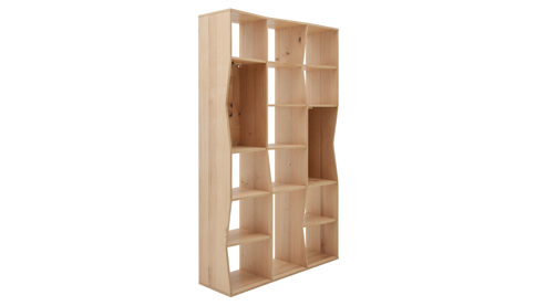 Regal Roomio® aus Holz in Holzfarben Roomio No. 2002 - Regal Eiche - ca. 120 x 195 cm