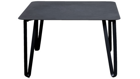 Couchtisch M2 kollektion aus Metall in Schwarz Couchtisch Emma 3 Schwarz – ca. 75 x 45 cm