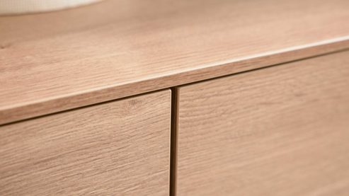 Unterschrank Interliving aus Holz in Holzfarben Interliving Bad Serie 3725 – Unterschrank-Set Eiche Sierra - zwei Schubladen, Länge ca. 160 cm