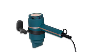 Halterung Kela | keck & lang aus Metall in Schwarz kela Fönhalter Alessio Schwarz - Durchmesser ca. 9 cm