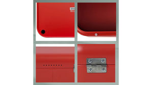 Brotkasten Kela | keck & lang aus Metall in Rot kela Brotkasten Frisca rotes Metall  - ca.  43 x 23 cm