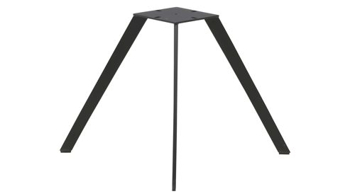 Polsterstuhl Interliving aus Stoff in Grau Interliving Esszimmer Serie 5102 – Polsterstuhl V321 kieselfarbener Webstoff Tirol 489 & schwarzes Eisen