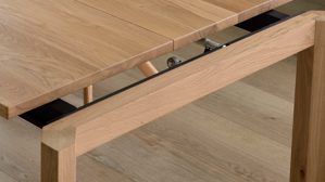 Auszugtisch Interliving aus Holz in Holzfarben Interliving Esszimmer Serie 5102 – Auszugtisch V913 Eiche bianco - ca. 180 - 280 x 90 cm