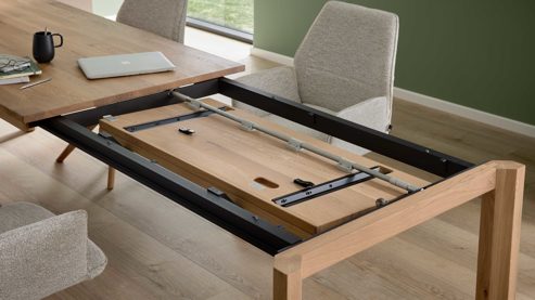 Auszugtisch Interliving aus Holz in Holzfarben Interliving Esszimmer Serie 5102 – Auszugtisch V913 Eiche bianco - ca. 180 - 280 x 90 cm