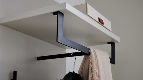 Garderoben-Set Interliving aus Holz in Weiß Interliving Garderoben Serie 6013 - GarderobenSet Sahara Creme & Granitfurnier - vierteilig