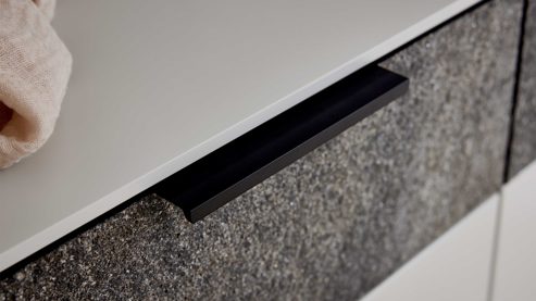 Garderoben-Set Interliving aus Holz in Weiß Interliving Garderoben Serie 6013 - Set 83 Sahara Creme & Granitfurnier - vierteilig