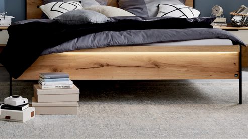 Möbelbeleuchtung Interliving aus Kunststoff in Weiß Interliving Schlafzimmer Serie 1034 – Bettbeleuchtung zweiteiliges Set