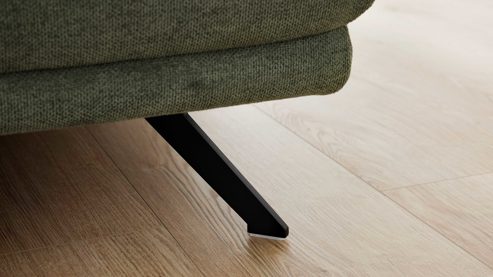 Ecksofa Interliving aus Stoff in Grün Interliving Sofa Serie 4303 – Ecksofa moosgrüner Pfotenstoff Cyber - Stellfläche ca. 323 x 190 cm