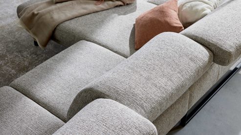 Funktion Interliving aus Metall in Transparent Interliving Sofa Serie 4460 - Sitztiefenverstellung manuell