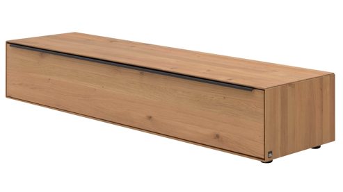 Lowboard Interliving aus Holz in Holzfarben Interliving Wohnzimmer Serie 2033 - Lowboard Asteiche - eine Klapptür, Länge ca. 182 cm