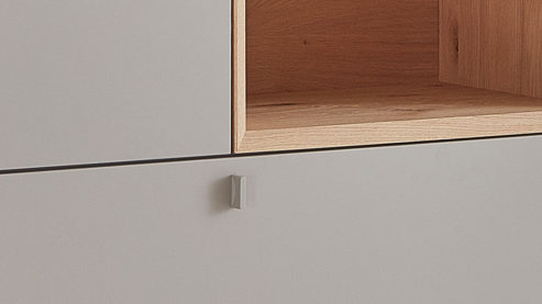 Sideboard Venjakob aus Kunststoff in Grau VENJAKOB Andiamo 3.0 Sideboard Steingrau & Wildeiche - ca. 180 x 106 cm