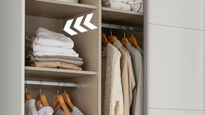 Kleiderschrank Rauch aus Holz in Weiß rauch BLUE Frieda - Drehtürenschrank Alpinweiß - vier Türen, vier Schubkästen, Breite ca. 180 cm