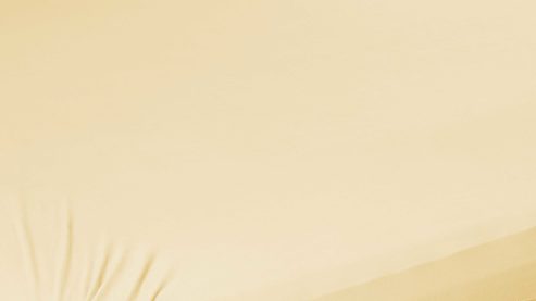 Spannbettlaken H. g. hahn haustextilien® aus Stoff in Hellgelb HAHN Spannbettlaken für Wasser- und Boxspringmatratzen pfirsichfarbener Baumwolljersey - ca. 150 x 200 cm