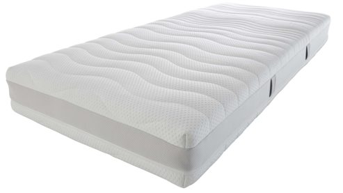 Kaltschaummatratze Interliving aus Stoff in Weiß Interliving Matratze Medikontur 1910 Kaltschaum, H3 – Liegefläche ca. 90 x 190 cm
