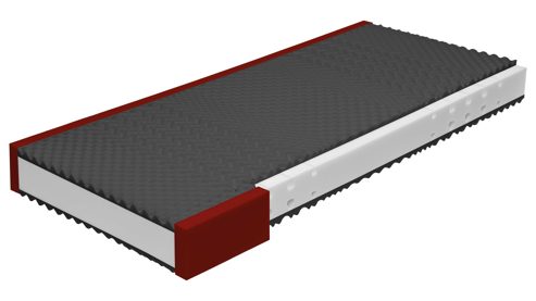 Kaltschaummatratze Interliving aus Stoff in Weiß Interliving Matratze Medikontur 1910 Kaltschaum, H2 – Liegefläche ca. 80 x 200 cm